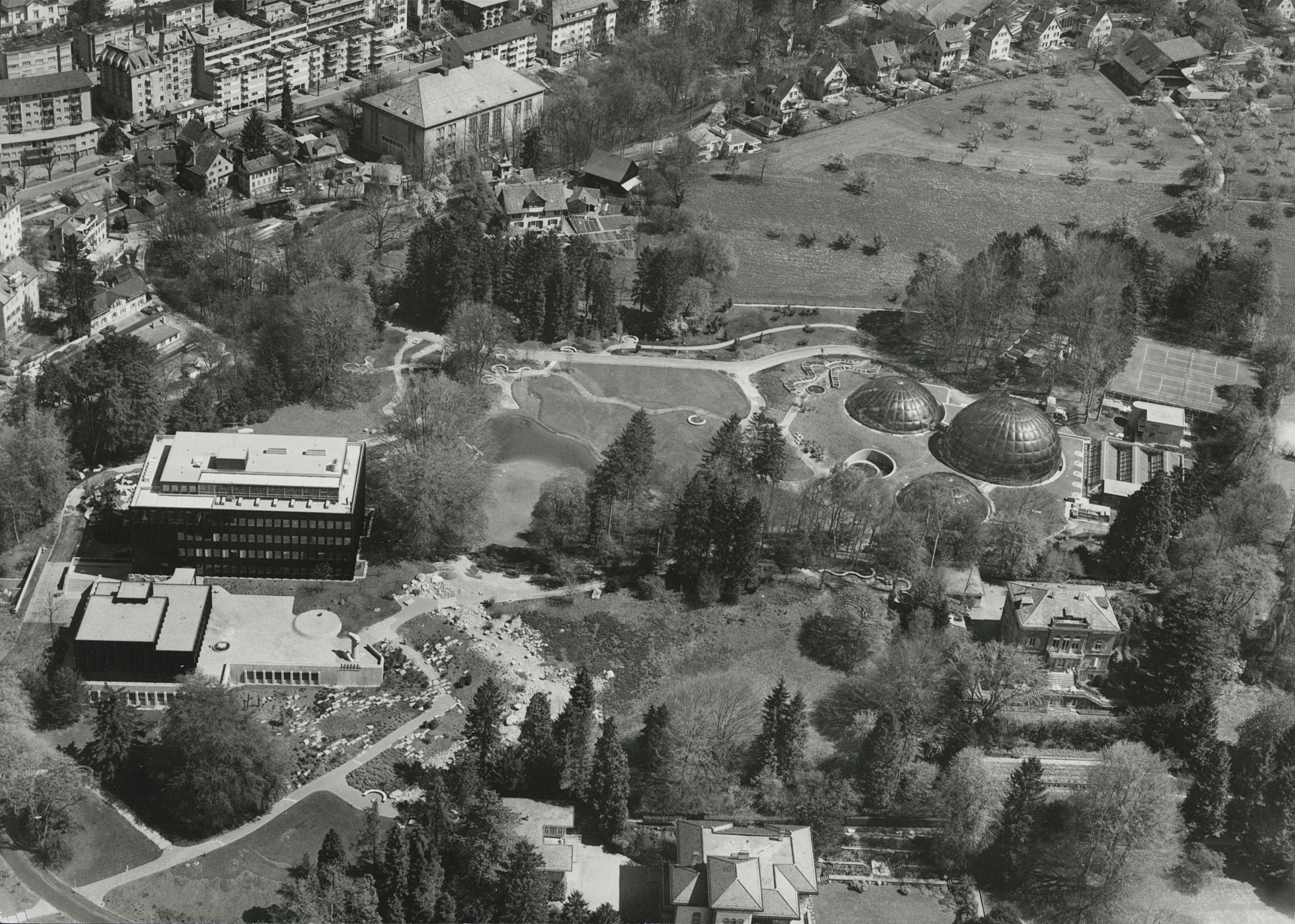 Bauten Botanischer Garten 1977