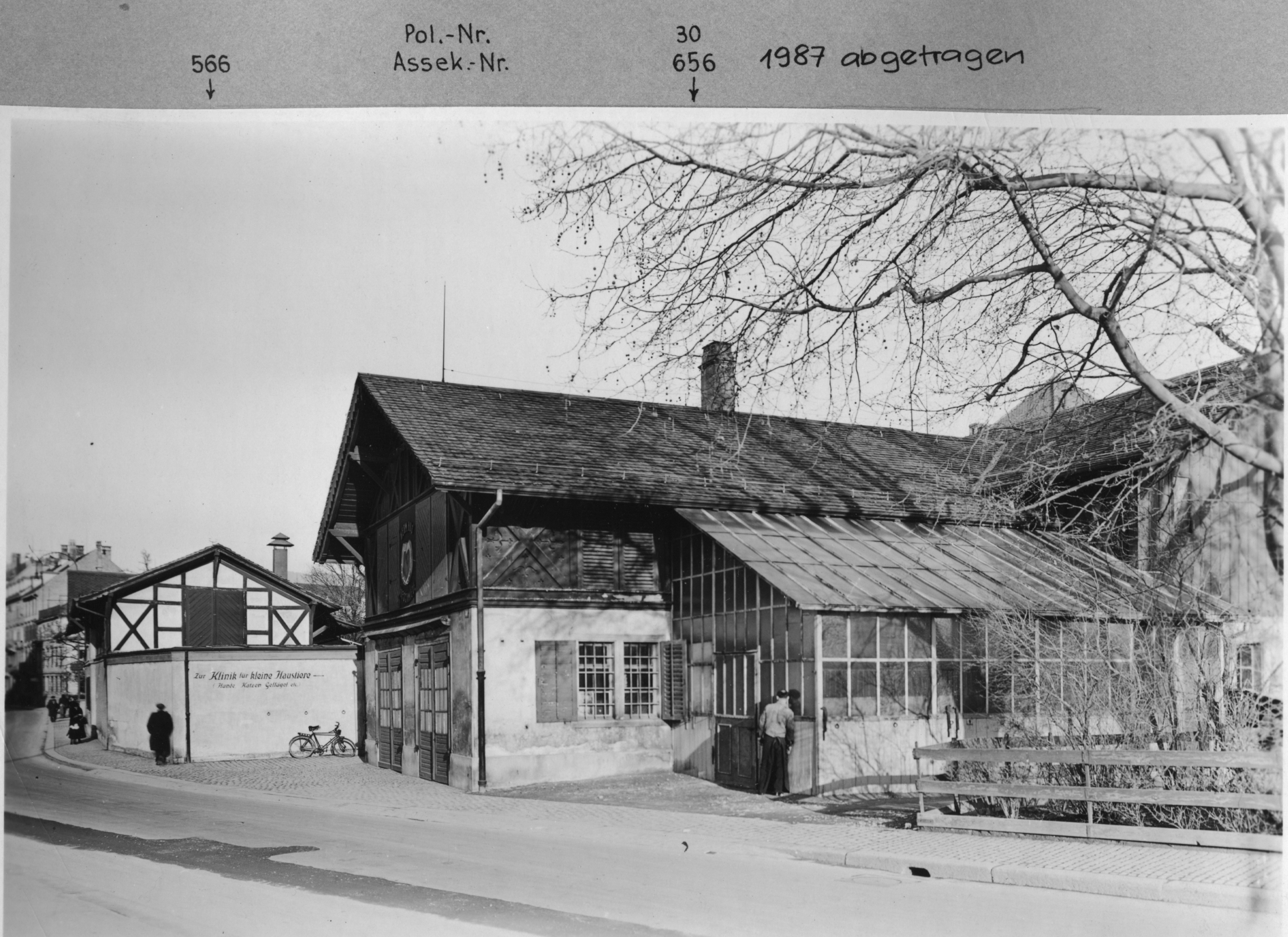 Tierspital Selnaustrasse 1938