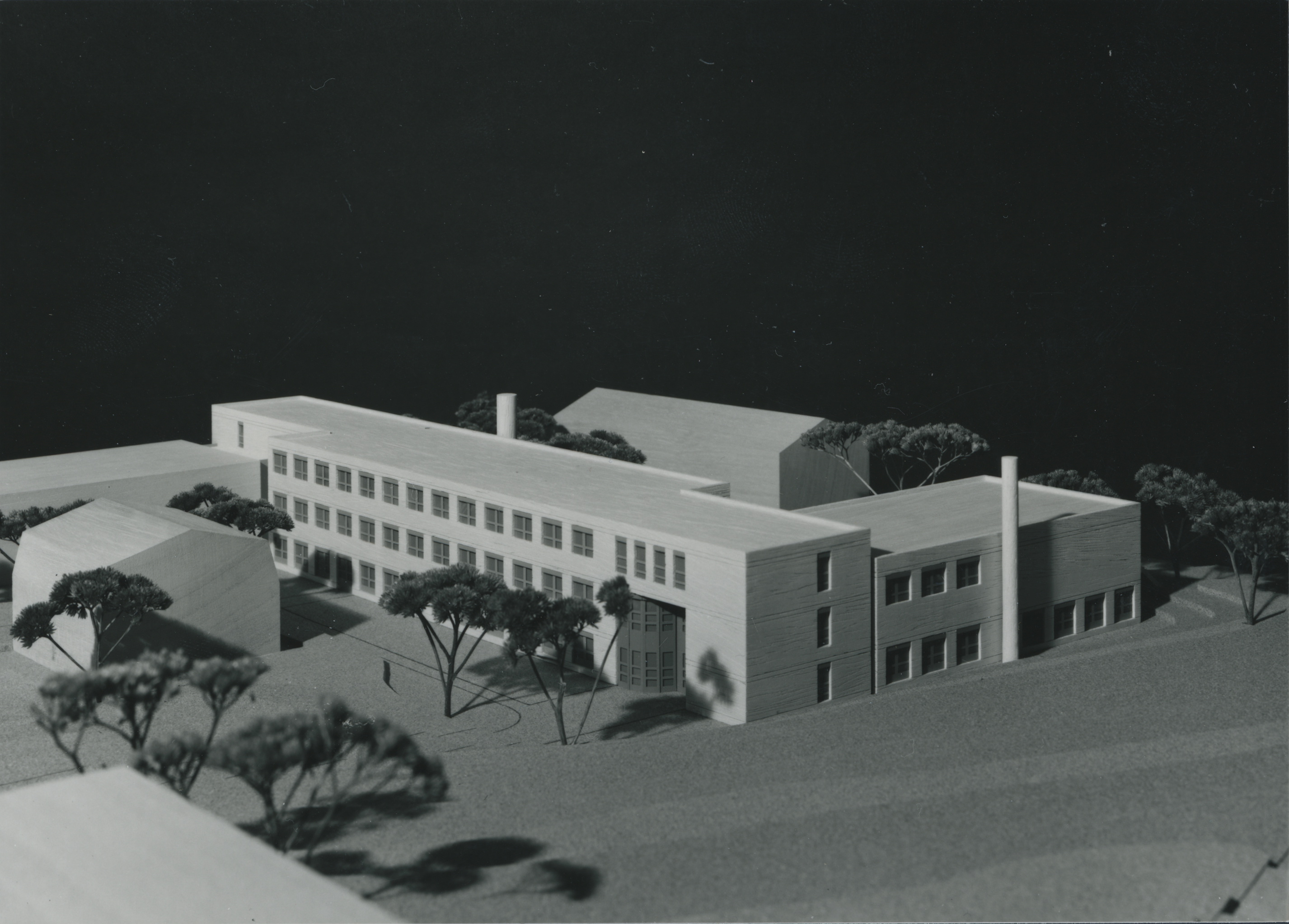 Modell Erweiterungsbau Tierspital, ca. 1970